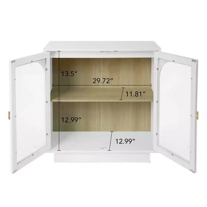 Buffet moderne avec 2 portes en acrylique, console pour cuisine, salon et entrée