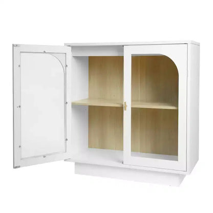 Buffet moderne avec 2 portes en acrylique, console pour cuisine, salon et entrée