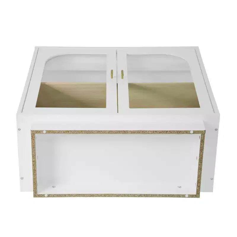 Buffet moderne avec 2 portes en acrylique, console pour cuisine, salon et entrée