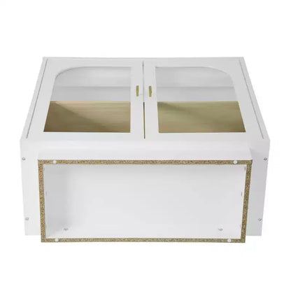 Buffet moderne avec 2 portes en acrylique, console pour cuisine, salon et entrée