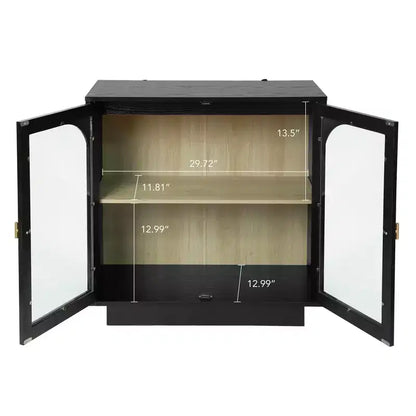 Buffet moderne avec 2 portes en acrylique, console pour cuisine, salon et entrée