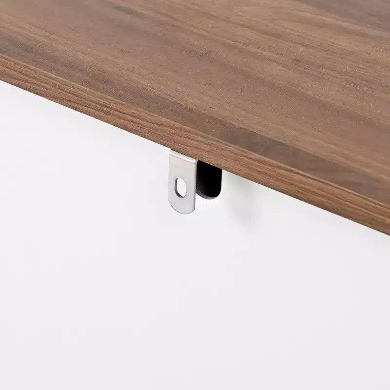 Meuble de rangement 5 tiroirs profonds pour salon et couloir, blanc